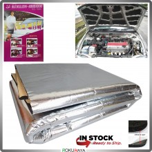 [80cm x 125cm] METALLIC Universal Carfit Bonnet Trunk Boot Deadening Sound Proof Heat Insulation Mat