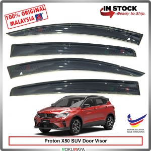 [Big 11cm ROUND] Proton X50 SUV AG Door Rain Visor Air Press Wind Deflector Car Accessories Local Parts