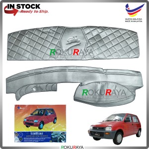 [GREY] Perodua Kancil Old Lampu Petak Lompat Malaysia Dashboard Cover (Front and Rear)