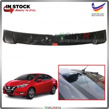 Nissan Almera N18 (4th Gen) Vortex Generator Shark Fin Aerodynamic Rear Windscreen Glass Visor Diffuser Diffusor