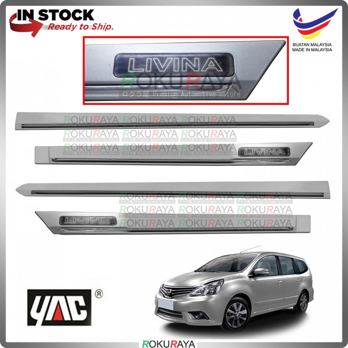 [TUNGSTEN SILVER] Nissan Grand Livina Original Side Door Moulding Garnish Body Lining Panel
