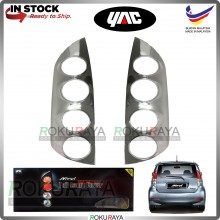 [CHROME] Perodua Myvi Old (1st Gen) Custom Fit ABS Plastic Rear Tail Lamp Garnish Moulding Cover