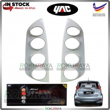 [WHITE] Perodua Myvi Old (1st Gen) Custom Fit ABS Plastic Rear Tail Lamp Garnish Moulding Cover