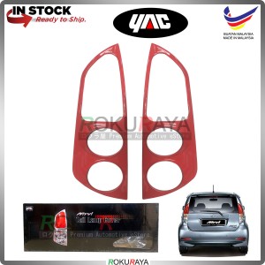 [MISTIK RED] Perodua Myvi Old (1st Gen) Type2 Custom Fit ABS Plastic Rear Tail Lamp Garnish Moulding Cover