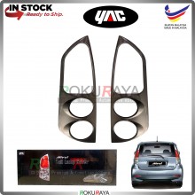 [MOCCA SILVER] Perodua Myvi Old (1st Gen) Type2 Custom Fit ABS Plastic Rear Tail Lamp Garnish Moulding Cover