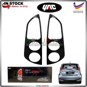 [EBONY BLACK] Perodua Myvi Old (1st Gen) Type2 Custom Fit ABS Plastic Rear Tail Lamp Garnish Moulding Cover