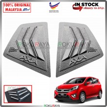 Perodua Axia Mustang Rear Triangle Side Window Mirror Cover Louvre Air Terjun
