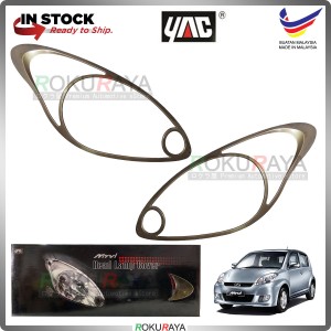 [KLASIK GOLD] Perodua Myvi Old (1st Gen) Type2 Custom Fit ABS Plastic Car Head Lamp Eye Lid Brow Cover