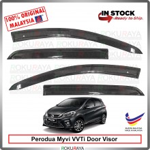 [GEAR UP DESIGN AG] Perodua Myvi VVTi (3rd Gen) AG Malaysia Rain Door Visor Air Press Wind Deflector Mugen Car