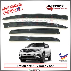 Proton X70 SUV AG Door Visor Air Press Wind Deflector (Flat 10cm Width)