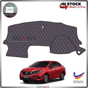 Honda City GN (7th Gen) RR Malaysia Custom Fit Dashboard Cover (RED LINE)
