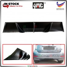 [MATTE BLACK] Perodua Myvi (1st Gen) Vortex Generator Aerodynamic Rear Bumper Bottom Diffuser Spoiler
