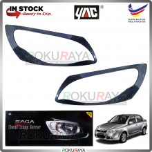 [CARBON] Proton Saga BLM Custom Fit ABS Plastic Car Head Lamp Eye Lid Brow Cover