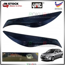 [CARBON] Proton Saga BLM Type2 Custom Fit ABS Plastic Car Head Lamp Eye Lid Brow Cover