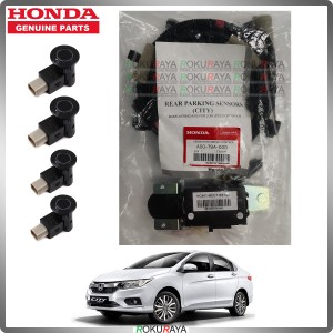 [METALLIC BLACK] Honda City GM6 T9A (6th Gen) 2014-2019 Original Reverse Sensor Ring System Buzzer 4 Eyes Replacement Spare Part