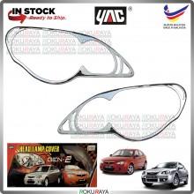 [CHROME] Proton Gen2 Persona Custom Fit ABS Plastic Car Head Lamp Eye Lid Brow Cover