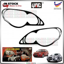 [MATTE BLACK] Proton Gen2 Persona Custom Fit ABS Plastic Car Head Lamp Eye Lid Brow Cover