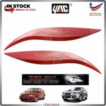 [ENERGY ORANGE] Proton Gen2 Persona Custom Fit ABS Plastic Car Head Lamp Eye Lid Brow Cover