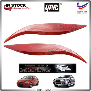 [ENERGY ORANGE] Proton Gen2 Persona Custom Fit ABS Plastic Car Head Lamp Eye Lid Brow Cover