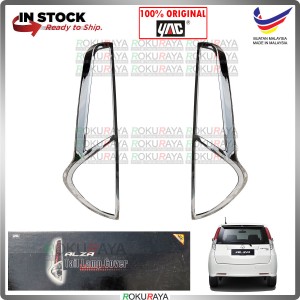 [CHROME] Perodua Alza Custom Fit ABS Plastic Rear Tail Lamp Garnish Moulding Cover