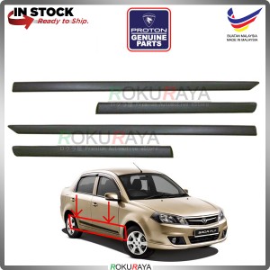 [MATTE BLACK] Proton Saga FL FLX Original Side Door Moulding Garnish Body Lining Panel Car Accessories Part