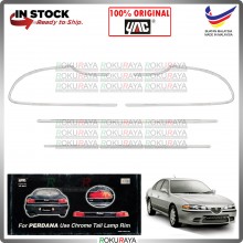 [CHROME] Proton Perdana Old ABS Plastic Rear Tail Lamp Garnish Moulding Cover Car Accessories Parts