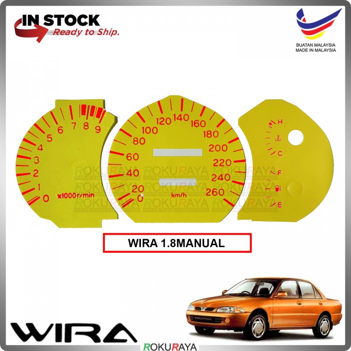 1 8 Manual Proton Wira Satria Putra C99 1 8exi Dohc Meter Panel Garnish Decoration Cover Car Accessories Parts