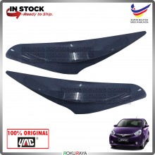 [S33 MEDALLION GREY] Perodua Myvi New Lagi Best ABS Plastic Car Head Lamp Eye Lid Brow Cover Original Car Accessories
