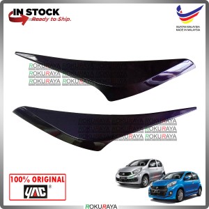 [P14 CLASSY DARK PURPLE] Perodua Myvi ICON ABS Plastic Car Head Lamp Eye Lid Brow Cover Original Car Accessories Parts