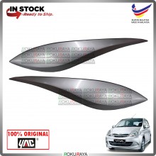 [S28 GLITTERING SILVER] Perodua Viva ABS Plastic Car Head Lamp Eye Lid Brow Cover Original Car Accessories Parts