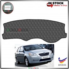 [BLACK LINE] Hyundai Accent MC New 2005-2010 RR Dashboard Cover Leather PU PVC Black Car Accessories Parts
