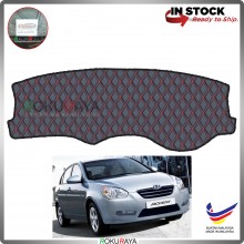 [RED LINE] Hyundai Accent MC New 2005-2010 RR Dashboard Cover Leather PU PVC Black Car Accessories Parts