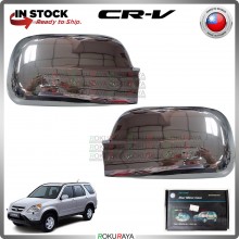 [CHROME] Honda CRV CR-V RD4-RD9 2002-2006 WELLSTAR ABS Plastic Door Side Mirror Garnish Moulding Cover Trim Car