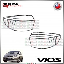 [CHROME] Toyota Vios Orga NCP42 2002-2007 ABS Plastic Rear Tail Lamp Garnish Moulding Cover Trim Car