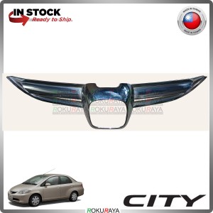 [CHROME] Honda City SEL 2003-2005 ABS Plastic Front Grille Sarong Garnish Moulding Cover Trim Car Aceesories Parts