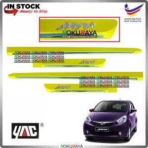 [Y12 SUNFLOWER YELLOW] Perodua Myvi Extreme New Lagi Best Icon Original Side Door Moulding Garnish Body Lining Panel