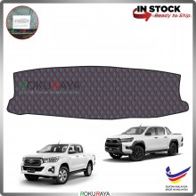 [RED LINE] Toyota Hilux Revo Rogue Rocco New RR Dashboard Cover Leather PU PVC Black Car Accessories Parts