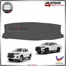 [BLACK LINE] Toyota Hilux Revo Rogue Rocco New RR Dashboard Cover Leather PU PVC Black Car Accessories Parts