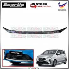 [no stock] Perodua Alza New 2018 Facelift GEAR UP Front Bumper Grill Bottom Moulding Garnish Trim Car Accessories Parts