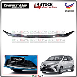 [no stock] Perodua Alza New 2018 Facelift GEAR UP Front Bumper Grill Bottom Moulding Garnish Trim Car Accessories Parts