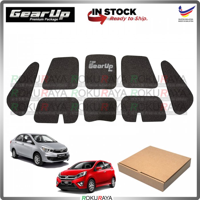 Perodua Bezza Axia GEAR UP Hood Insulator Front Vibramat