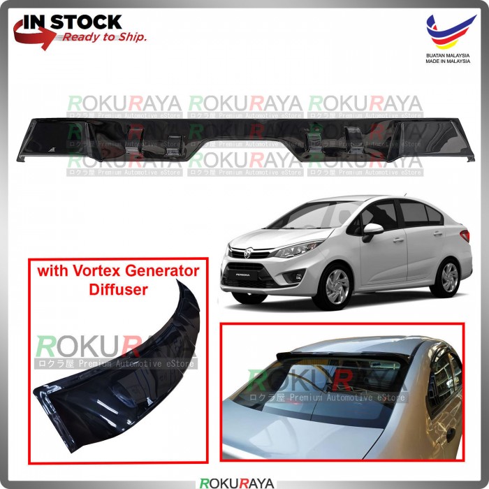 [Vortex Generator Diffuser] Proton Persona New VVT Rear Wing Glass ...