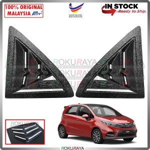 Proton Iriz Mustang Rear Triangle Side Window Mirror Cover Louvre Air Terjun Vortex Generator Car Accessories Parts