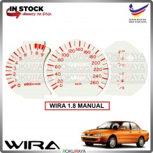 [1.8 MANUAL] Proton Wira Satria Putra C99 1.8EXI DOHC White Red Meter Panel Garnish Decoration Cover Car Accessories