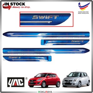 [METALLIC BLUE] Suzuki Swift Old Sports Original Side Door Moulding Garnish Body Lining Panel Car Accessories Parts