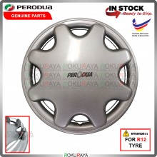 [ORGINAL] Perodua Viva Kancil New Old Belalang Petak R12'' Inch Car Wheel Cover Tyre Center Hub Cap Steel Rim Car 