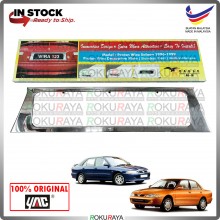 [BESI] Proton Wira AEROBACK Stainless Steel Chrome Rear Bonnet Number Plate Holder Frame Garnish Moulding Cover Trim