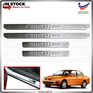[BESI] Proton Wira Stainless Steel Chrome Side Sill Kicking Plate Garnish Moulding Cover Trim Car Accessories