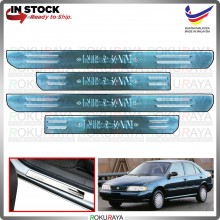 [BESI] Nissan Sentra B14 Stainless Steel Chrome Side Sill Kicking Plate Garnish Moulding Cover Trim Car Accessories