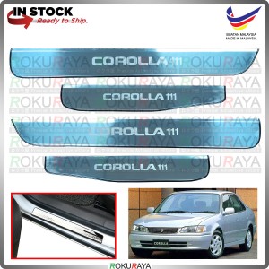 [BESI] Toyota Corolla AE 110 SEG 111 Stainless Steel Chrome Side Sill Kicking Plate Garnish Moulding Cover Trim Car